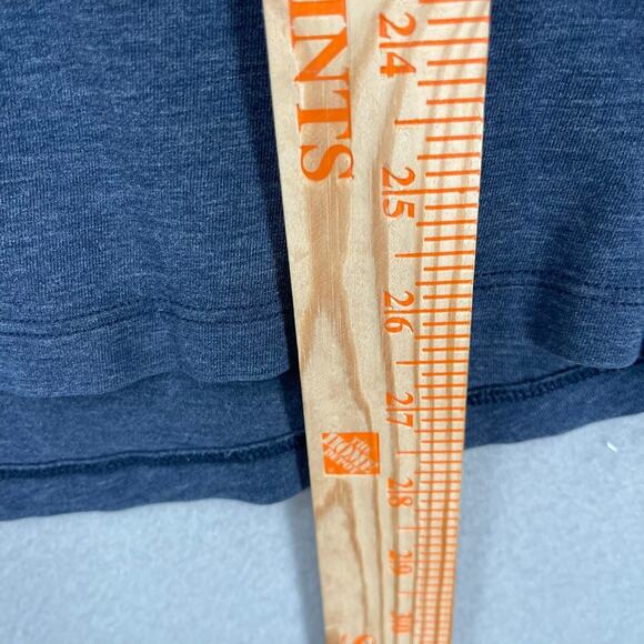 Lululemon Long Sleeve Tee Mens Medium Blue Crewneck Shirt Soft Stretch Workout - Picture 3 of 6